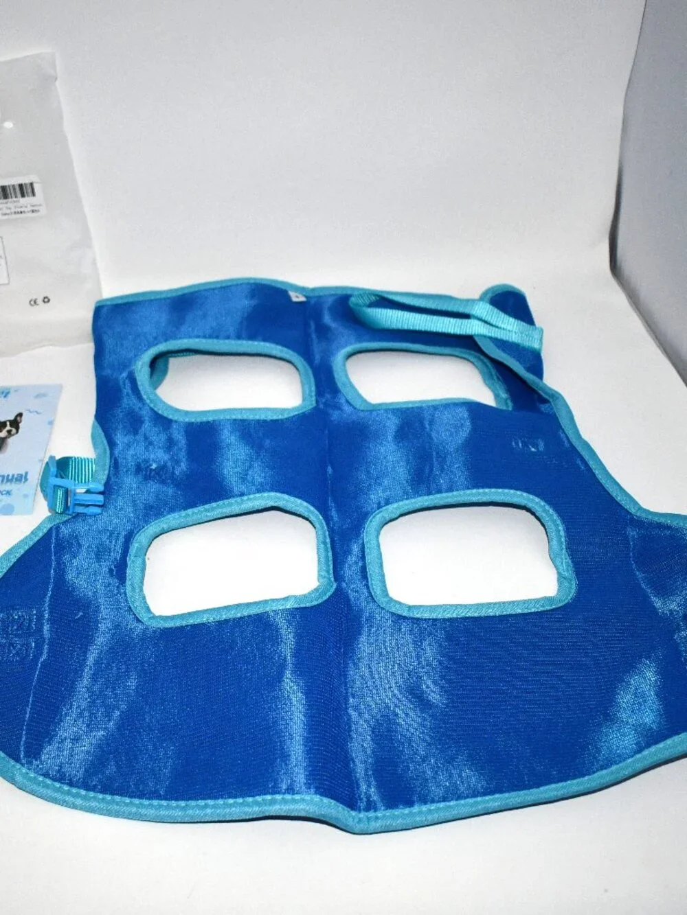Supet Dog Grooming Hammock, SMALL, Blue Nail Trimming Sling Harness, Pet Holder,